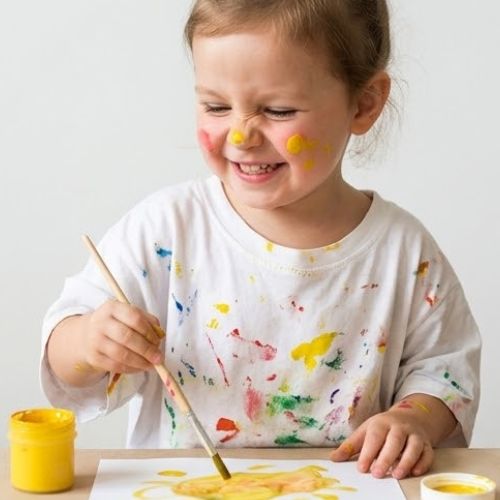 Témperas Escolares Bozetto con Olor a Frutas - Set de 6 Frascos x 30ml (No Tóxico)