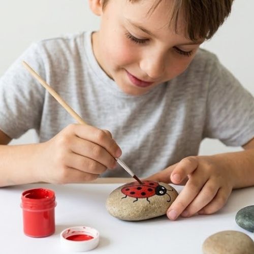 Témperas Escolares Bozetto con Olor a Frutas - Set de 6 Frascos x 30ml (No Tóxico)