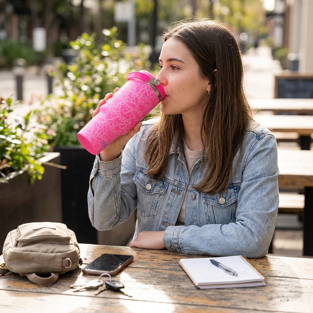Termo Metálico Colgante Barbie Primavera 1.2 L