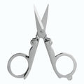 Tijeras Plegables Mini De Bolsillo Metalicas Abiertas Para Cortar
