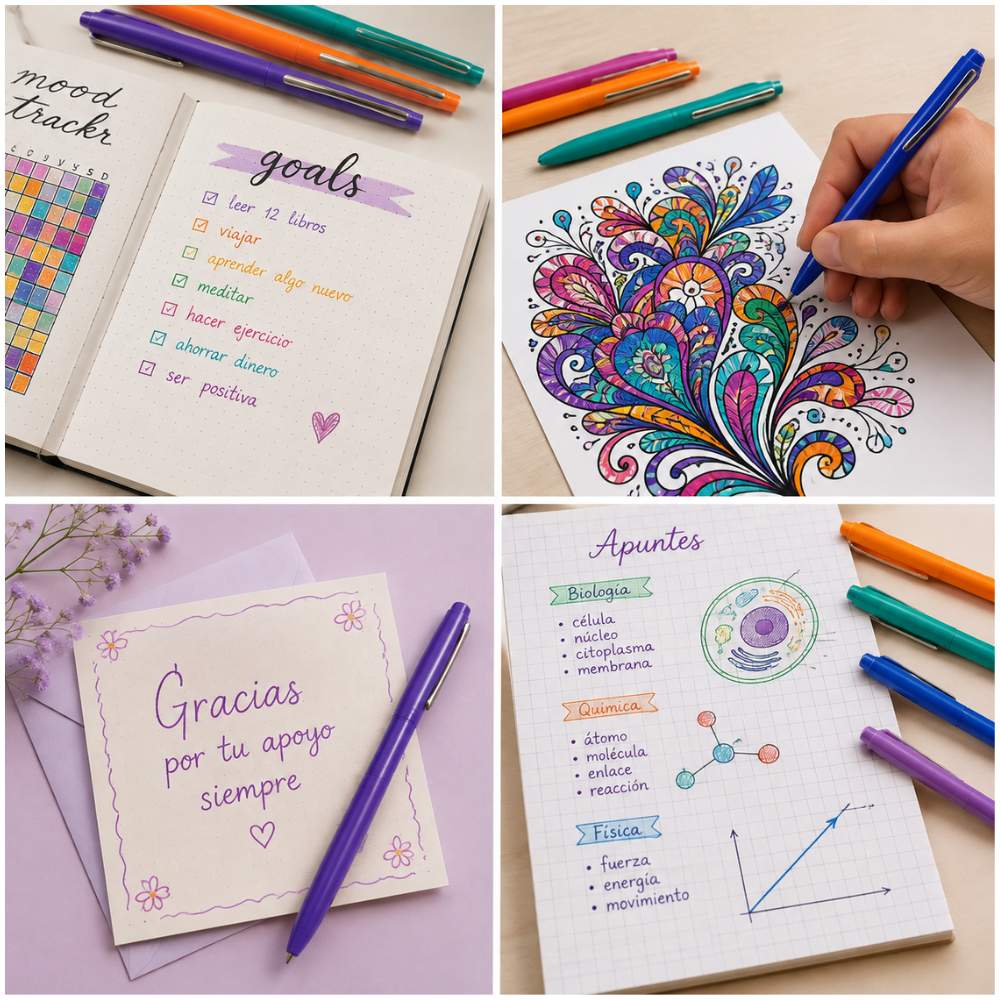 Plumígrafo o Micropunta Paper Mate Flair Candy Pop x4 Unidades