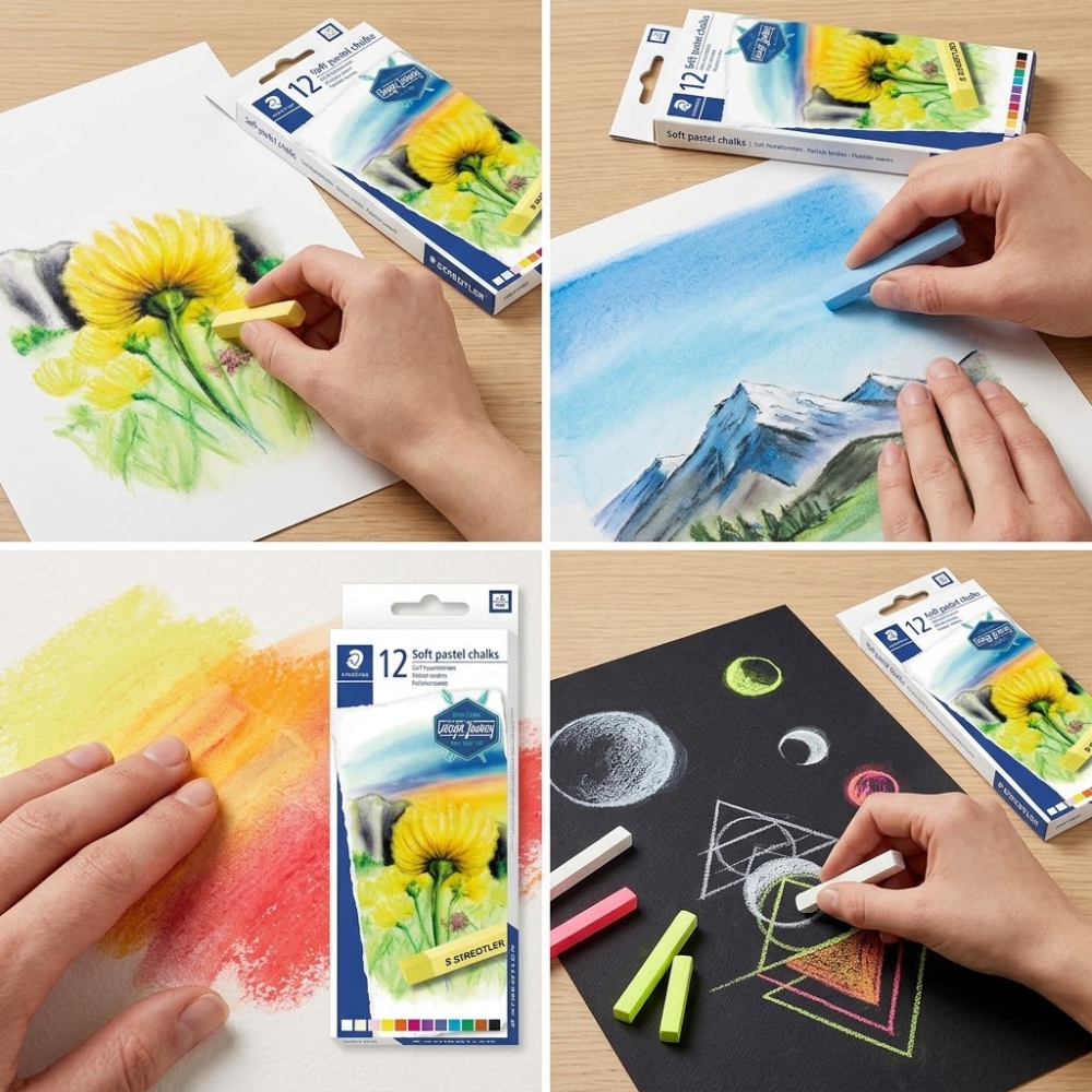 Tiza Pastel Staedtler Karat x12