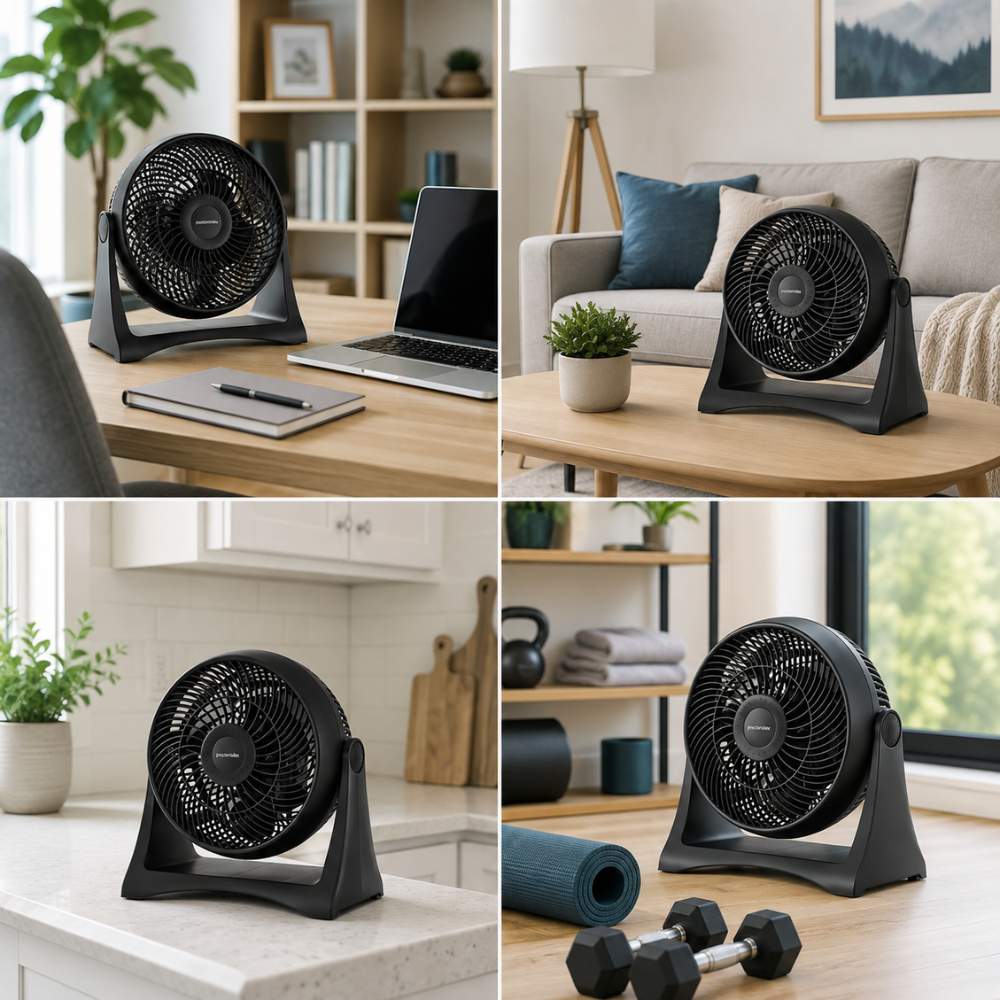Turbo Ventilador 8 Pulgadas Proctor Silex Ajustable Para Escritorio o Pared