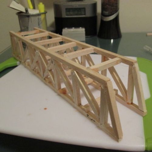 Varillas De Balso En Todos Los Tamanos Puente Hecho Con Varillas De Balso