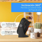 Ventilador Turbo 2 en 1 Navia – Piso y Pared | Inclinación 360° | Compacto y Potente