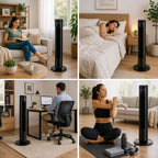 Ventilador de Torre Hamilton Beach HB201R – Negro