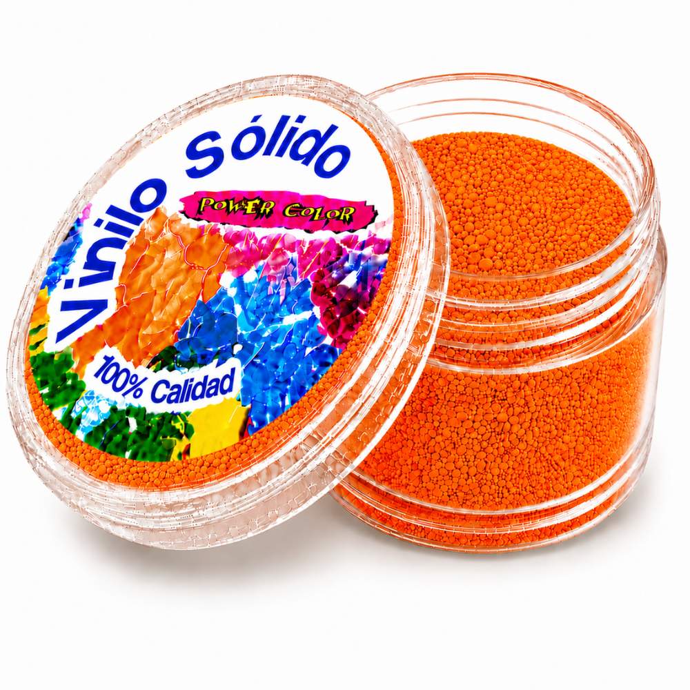 Vinilo Sólido en Polvo Power Color Acrilico Perlado Naranja – 16 g (9)