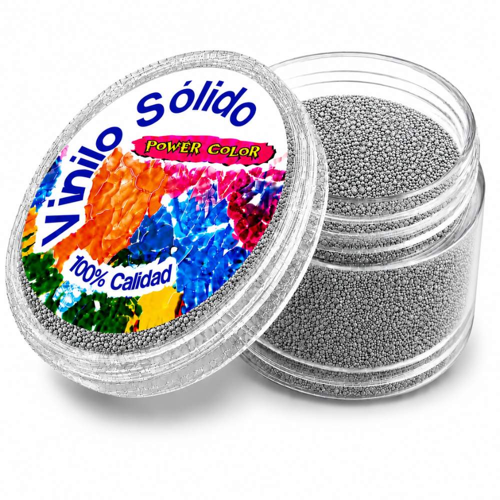 Vinilo Sólido en Polvo Power Color Acrilico Perlado Plata – 16 g (14)