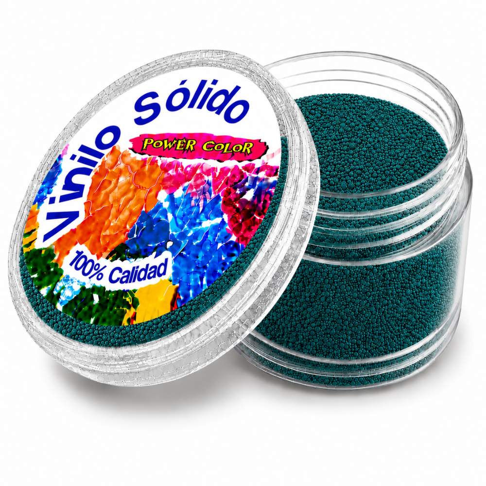 Vinilo Sólido en Polvo Power Color Acrilico Perlado Verde – 16 g (8)