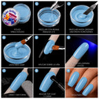 Vinilo Sólido en Polvo Power Color Iluminador Azul Cielo – 16 g (2)