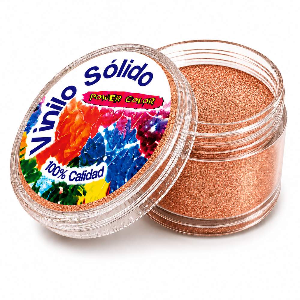 Vinilo Sólido en Polvo Power Color Iluminador Cobre – 16 g (8)