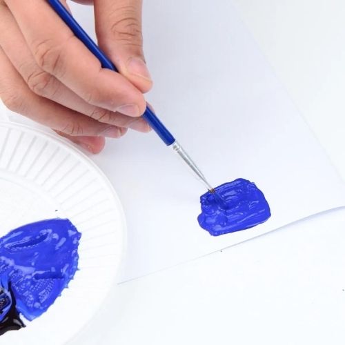 Vinilos Acrilicos Parchesitos De 125 Gramos En Todos Los Colores Pintura Azul