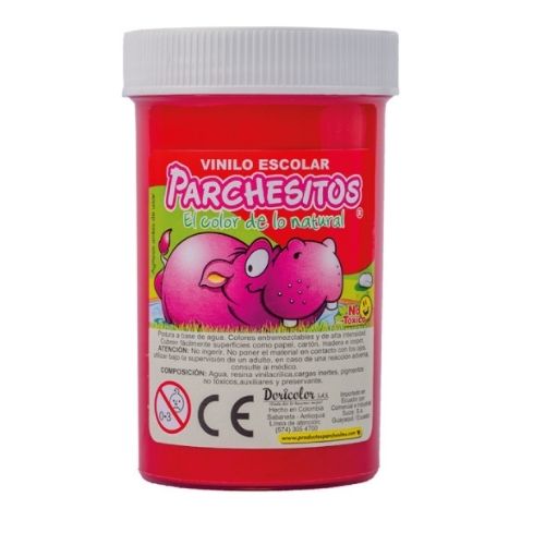Vinilos Acrilicos Parchesitos De 125 Gramos En Todos Los Colores Pintura Roja