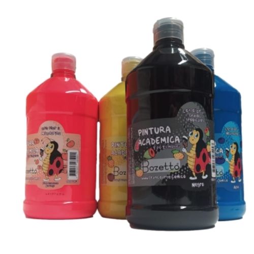 Vinilos Escolares Grandes Bozetto De Todos Los Colores Desde Abajo X 4