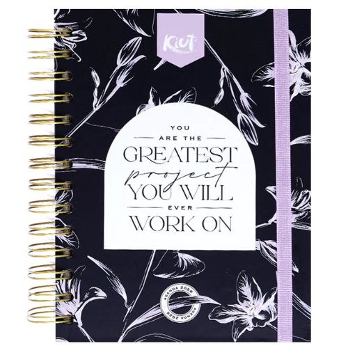 Agenda diaria 2026 Kiut black and white