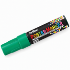 Imagen referencial editada de un marcador Artline Poster Marker EPP-6 verde, punta redonda de 6 mm.