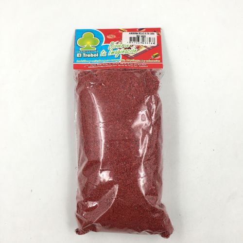 Aserrin sintetico rojo
