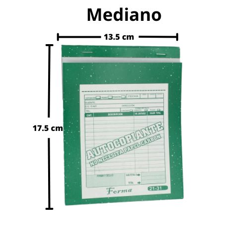 Autocopiante sistema copimatic mediano