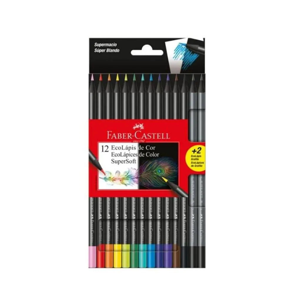 Colores Faber Castell Supersoft x 12