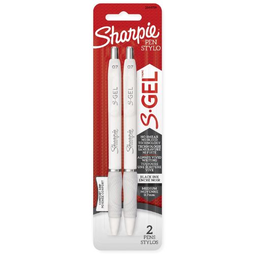 Boligrafo s gel cuerpo blanco sharpie s gel blister x2