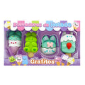 Borrador grafitos figuras kawaii helado