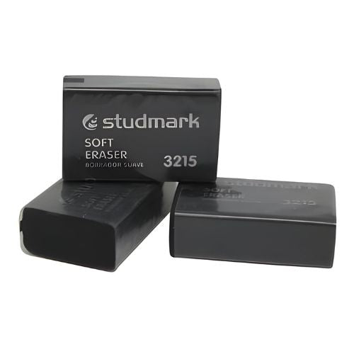 Borrador negro borrado suave studmark