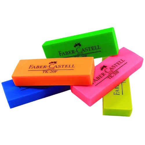 Borrador neon faber castell tk 20f