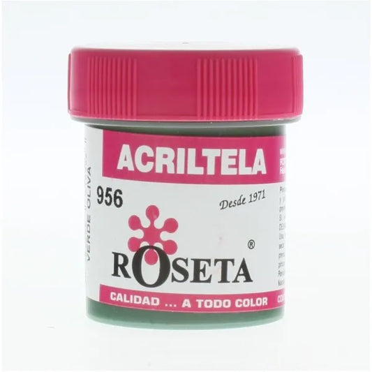Acritela Roseta - En Colores Planos - Verde Oliva 30cc