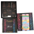 Caja black de mandalas colores pastel artisan