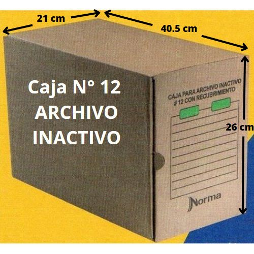 Caja de archivo numero 12