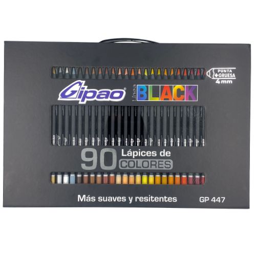 Caja x90 colores gp 447 black x90