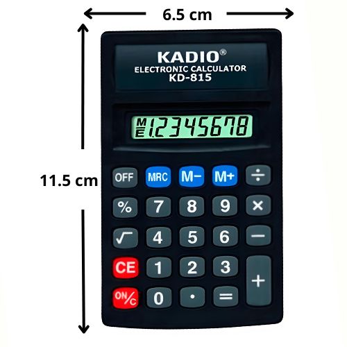 Calculadora pequena 8 digitos Kadio KD 815