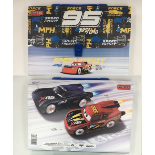 Carpeta con divisiones cars