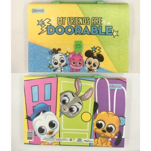 Carpeta con divisiones disney doorable