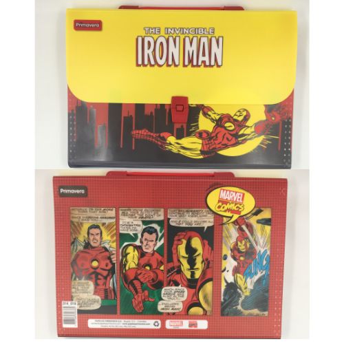 Carpeta con divisiones iron man