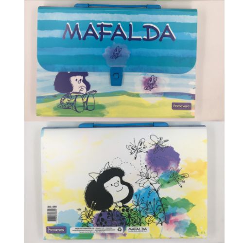 Carpeta con divisiones mafalda