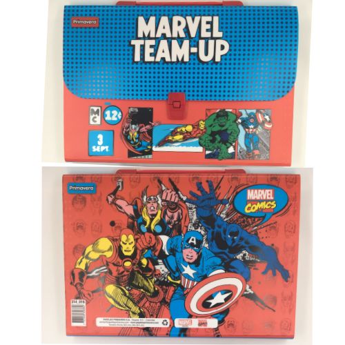 Carpeta con divisiones marvel