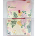 Carpeta con divisiones natural pastel be brave