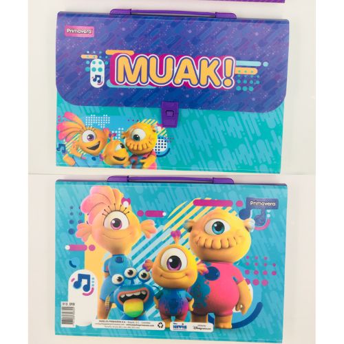 Carpeta con divisiones nivis muak