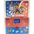Carpeta con divisiones paw patrol