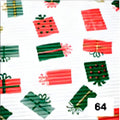 Carton carrugado estampado diseno navidad caja de regalo