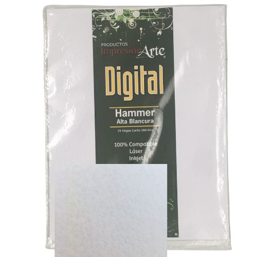 Cartulina o papel texturizado para imprimir varias hammer martillada