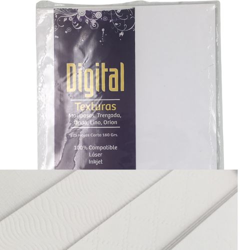 Cartulina o papel texturizado para imprimir varias texturas