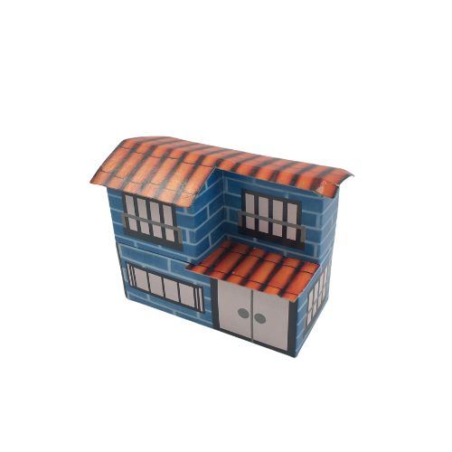Casa para maqueta grande 2 pisos carton