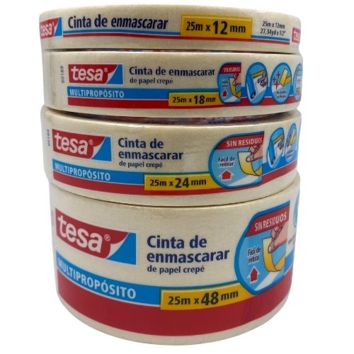 Cinta de enmarcarar tesa diferentes tamanos