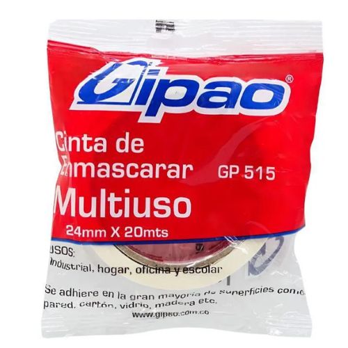 Cinta de enmascarar multiuso gp 515 24mm x 20mts