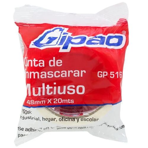 Cinta de enmascarar multiuso gp 516 48mm x 20mts