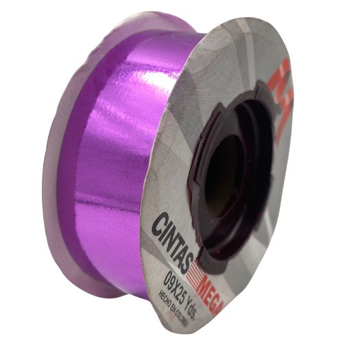 Cinta papel metalizada 9 x 25 morado