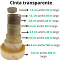 Cinta transparente diferentes tamanos