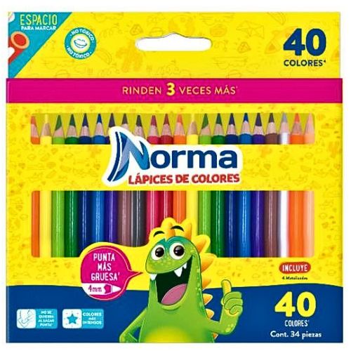 Colores x40 norma